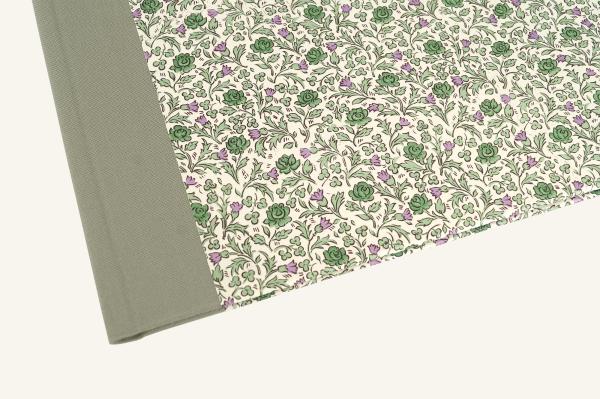 Folder for unperforated paper olive green rose